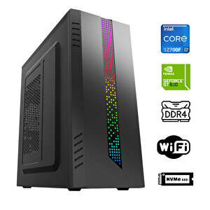 Xsr911 I7 12700f 16gb Ram 256gb M.2 Nvme Ssd 2gb Gt610 Masaüstü Ofis Bilgisayarı
