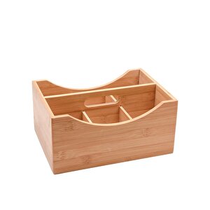 Dayanıklı Bambu Kaşıklık Organizer  -7b94
