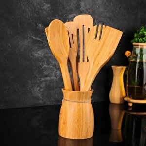 Dayanıklı Bambu Kaşıklık 7b97