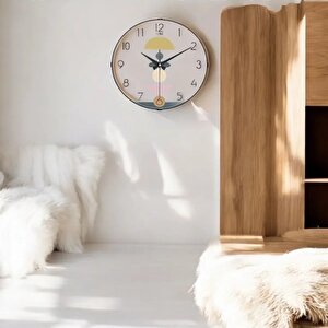 Muyi̇ka Cingu Bombe Gerçek Cam Sessiz Mekanizma 36cm Duvar Saati Pds-36