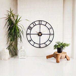 Bonjour Metal Sessiz Mekanizmalı Dekoratif Duvar Saati 50x50cm Mds-50