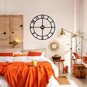Bonjour Metal Sessiz Mekanizmalı Dekoratif Duvar Saati 50x50cm Mds-50