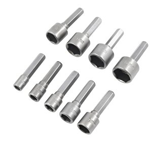 Manyetik Mıknatıslı Matkap Uyumlu 5 6 7 8 9 10 11 12 13 Mm Somun Civata Adaptör Seti Crv Metal Uç