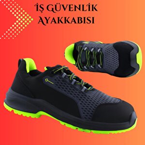 İş Ayakkabısı Çelik Demir Burunlu Nubuk Bağcıklı Sportif Güvenlik İnşaatçı Ayakkabı 42 Numara