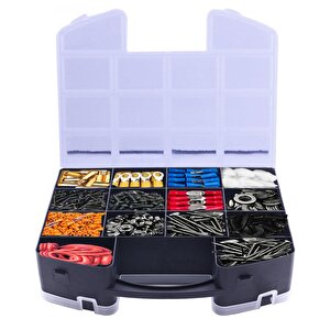 24 Bölmeli Organizer Kutu Çift Taraflı Küçük Malzeme Alet Takım Çantası