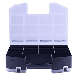 24 Bölmeli Organizer Kutu Çift Taraflı Küçük Malzeme Alet Takım Çantası