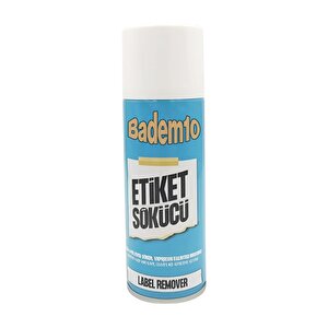 Etiket Sökücü Yapışkan Mastik Artığı Sökücü Sprey 200 Ml Cam Metal Ahşap Mobilya Zemin Uygulaması