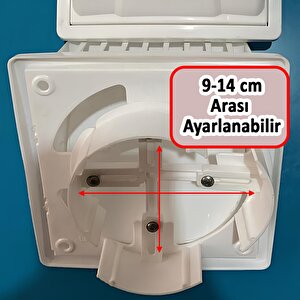 Davlumbaz Çıkış Kapak Havalandırma Çekvalf Başlığı Haşere Önleyici Tek Yönlü Hava Çekimi Menfezi