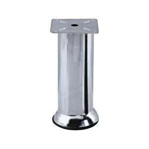 Mobilya Ayak Krom Baza Koltuk Kanepe Yatak Çekyat Destek Ayağı 15 Cm Metal Yükseltici Ayakları