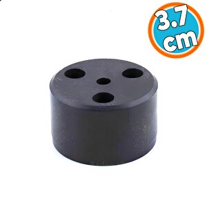 Mobilya Ayak Yükseltici Baza Ayağı Koltuk Kanepe Altı Puf Ayakları Yükseklik=3.7 Cm Siyah