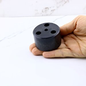 Mobilya Ayak Yükseltici Baza Ayağı Koltuk Kanepe Altı Puf Ayakları Yükseklik=3.7 Cm Siyah