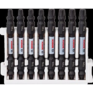 - Impact Control Serisi Çift Taraflı Vidalama Ucu 8'li T15/20x4 T25/30x4 *65mm