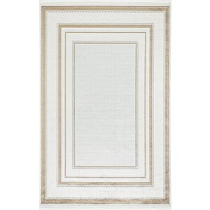 Pastel Halı Glora 3360e Serisi Viskon Akrilik Salon Oturma Yatak Odası Halısı 160x230 cm