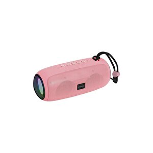 1200 Mah 5wx2 Bluetooth Hoparlör Pembe Bts-150