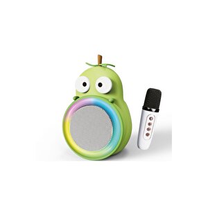 20w 2400 Mah Karaoke Mikrofonlu Ledli Bluetooth Hoparlör Bts-251