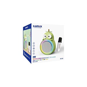 20w 2400 Mah Karaoke Mikrofonlu Ledli Bluetooth Hoparlör Bts-251