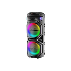 60w 12v/4500 Mah Çift Mikrofonlu 30x2 Woofer 110 Cm Bluetooth Hoparlör Bts-80s