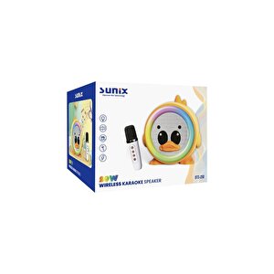 Sunix 20w 2400 Mah Karaoke Mikrofonlu Ledli Bluetooth Hoparlör Bts-250