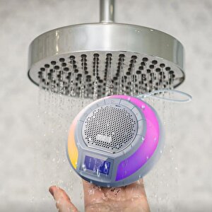 Tribit Aquaease Ipx7 Su Geçirmez, 18 Saat Oynatma Süresi Dahili Mikrofon Işıklı Hoparlör Mavi