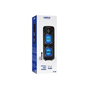 20w 4500 Mah 8"x2 Woofer Taşınabilir Bluetooth Hoparlör Bts-350