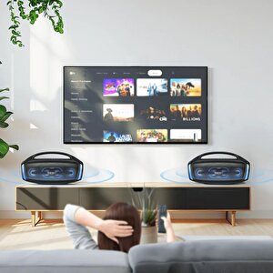 Tribit Stormbox Blast 2 200w 30 Saat Oynatma Ip67 Su Geçirmez X-3d Ses Efekti Taşınabilir Bluetooth Hoparlör