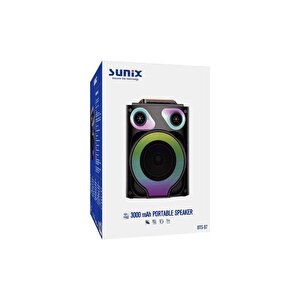 Sunix 3000 Mah Ledli Taşınabilir Bluetooth Hoparlör Bts-97