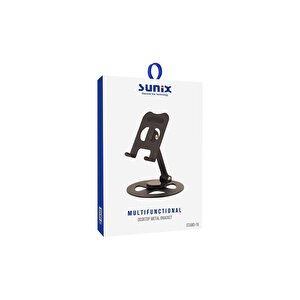 Katlanabilir Masaüstü Metal Telefon Tutucu Beyaz Stand-16
