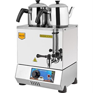 20 Model Çift Demlikli Elektrikli Çay Ocağı 14 Lt (pleytsiz)