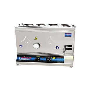 80 Lik Elektrikli 60 Litre 4 Demlikli Çay Kazanı