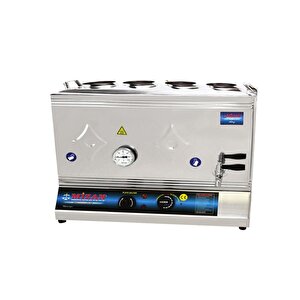 80 Lik Elektrikli 60 Litre 4 Demlikli Çay Kazanı