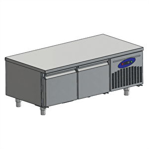 Csa Karacasan (304 Çelik) 135 Lt 120 Cm İki Kapılı 700'lük Tezgah Altı Buzdolabı