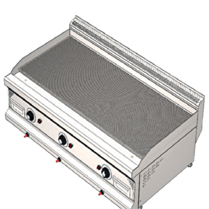 Csa Karacasan 900 Seri Set Üstü 120 Cm Elektrikli Tam Kanallı Izgara 120x90x85cm
