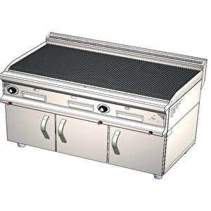 Csa Karacasan 900 Seri Dolaplı 120 Cm Tüplü Lavataş Döküm Izgara 120x90x85cm
