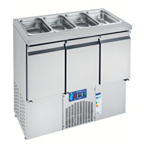 Csa Karacasan (304 Çelik) 632 Lt 140 Cm Üç Kapılı Alttan Motorlu Küvetli Yatay Buzdolabı