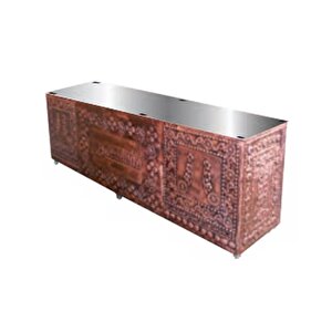 Antik Bakır 250 Cm Ocakbaşı Izgara Tezgahı