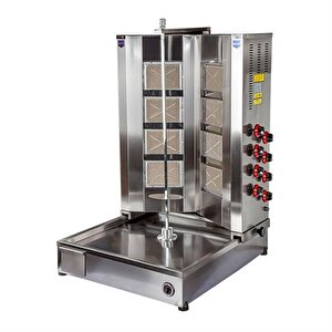 D14 V Model Döner Ocağı, 8 Radyanlı, Tüplü