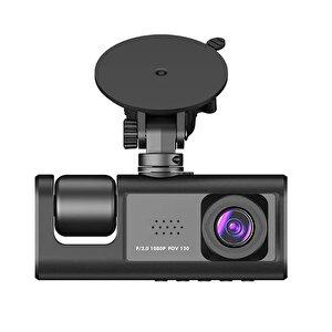 Hakopro Black Box 1080p Ön-arka 3 Kameralı 2.0”hd Ekran Ve G Sensörlü Akıllı Araç Kamerası