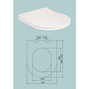 Termoplast Grande Yavaş Kapanan Klozet Kapağı 0347