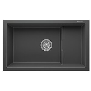 P017 Patara Antrasit Granit Mutfak Eviyesi 77x46