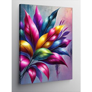 Kanvas Tablo Renkli Çiçek Demeti 70x100 cm