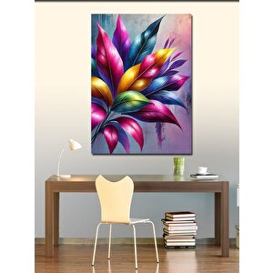 Kanvas Tablo Renkli Çiçek Demeti 100x140 cm