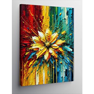 Kanvas Tablo Patlayan Çiçek Enerjisi 100x140 cm