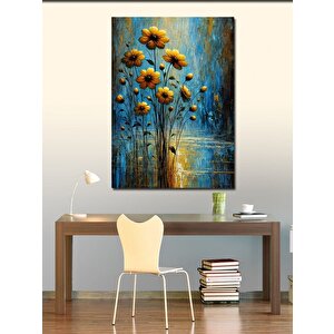 Kanvas Tablo Sarı Çiçek Bahçesi 70x100 cm