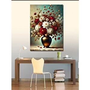 Kanvas Tablo Vazoda Çiçek Demeti 70x100 cm
