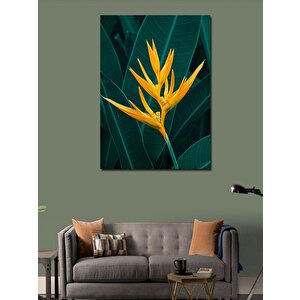 Kanvas Tablo Egzotik Çiçek Deseni 70x100 cm