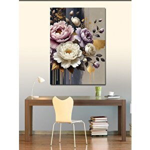 Kanvas Tablo Pastel Çiçek Aranjmanı 100x140 cm