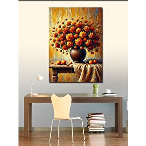 Kanvas Tablo Sonbahar Çiçek Düzeni 50x70 cm