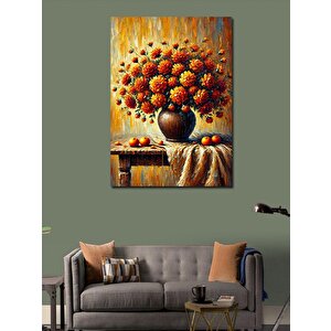 Kanvas Tablo Sonbahar Çiçek Düzeni 50x70 cm