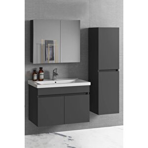 40 X 45 Alüminyum Antrasit Gri Banyo Wc Havalandırma Panjur Menfez