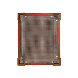 40 X 45 Alüminyum Ahşap Banyo Wc Havalandırma Panjur Menfez Kahverengi